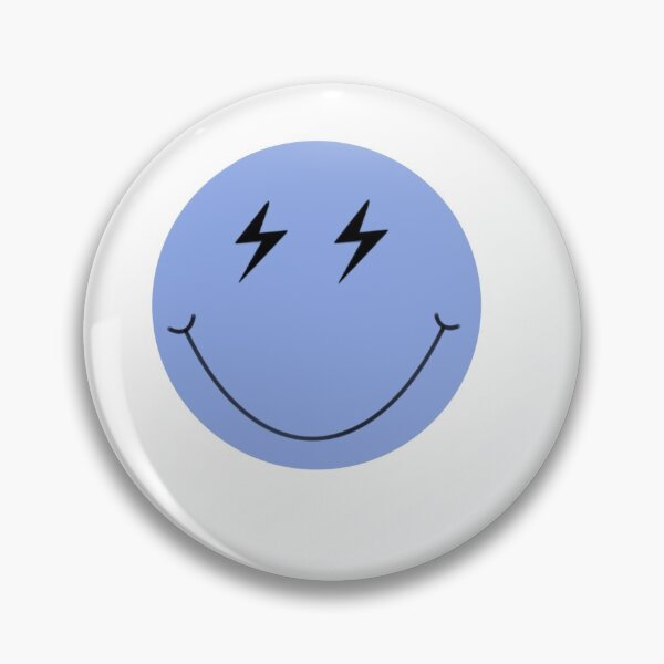 Item preview, Blue Lighting Smiley Face designed and sold by Morgan Hoehns.