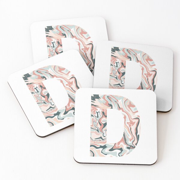Item preview, Watermelon Swirl Letter D designed and sold by vicnat.