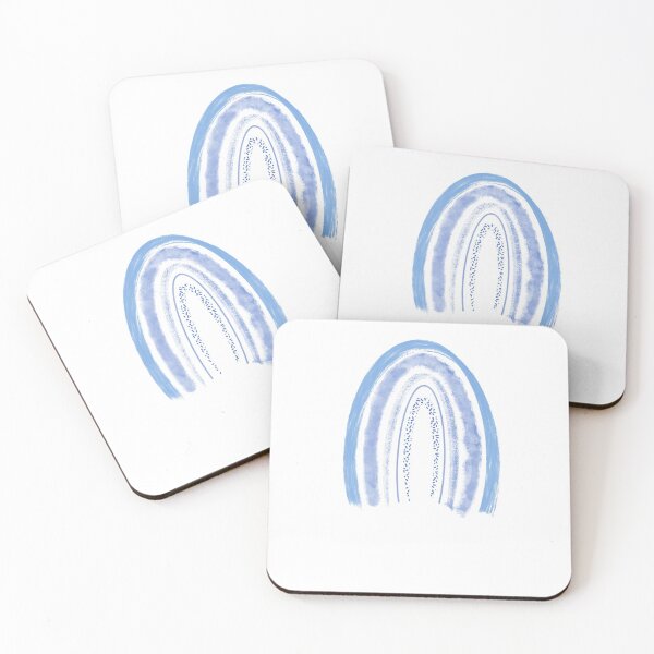 Item preview, Light Blue Boho Rainbow designed and sold by Morgan Hoehns.