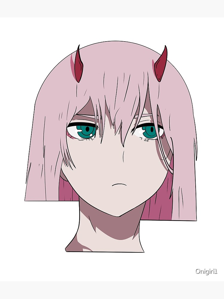 Zero two the anime girl  Poster for Sale by Yashdusane