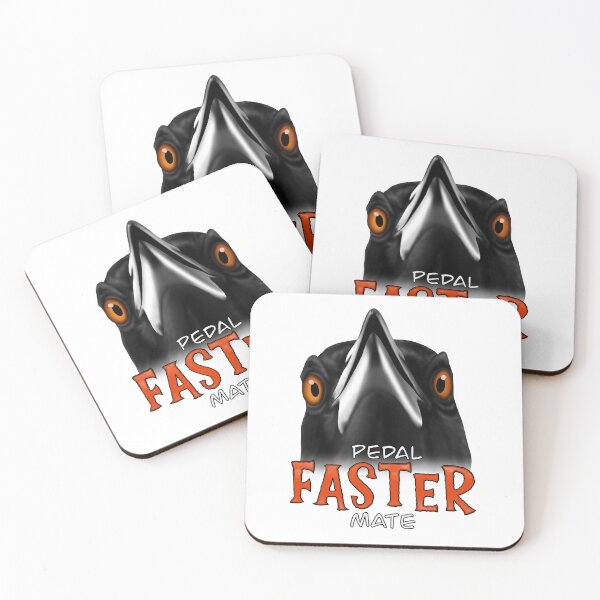 Item preview, Pedal faster mate! Magpie design  designed and sold by Krystalkayart.