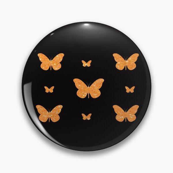 Item preview, Orange Faux Glitter Butterflies designed and sold by Felicity-K.