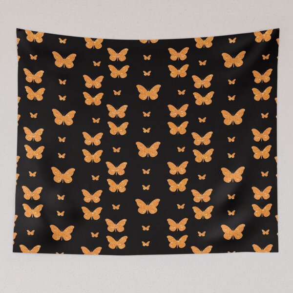 Item preview, Orange Faux Glitter Butterflies designed and sold by Felicity-K.