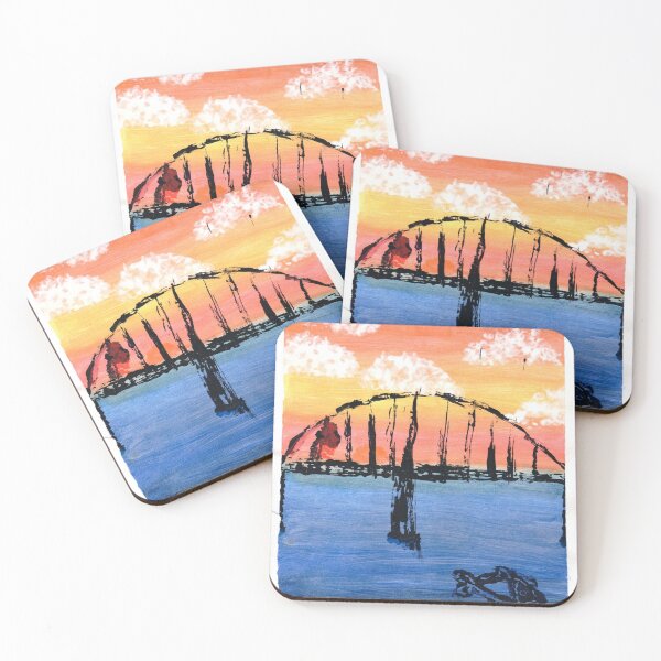 Item preview, Bridge Sunset Landscape - Lovelies Arts and Designs designed and sold by Lovelies ! (arts and designs) !.
