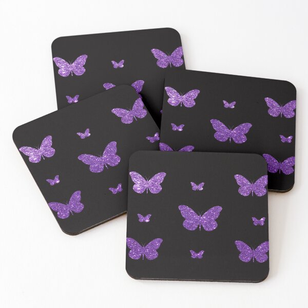 Item preview, Mariposas moradas con purpurina sintética. designed and sold by Felicity-K.