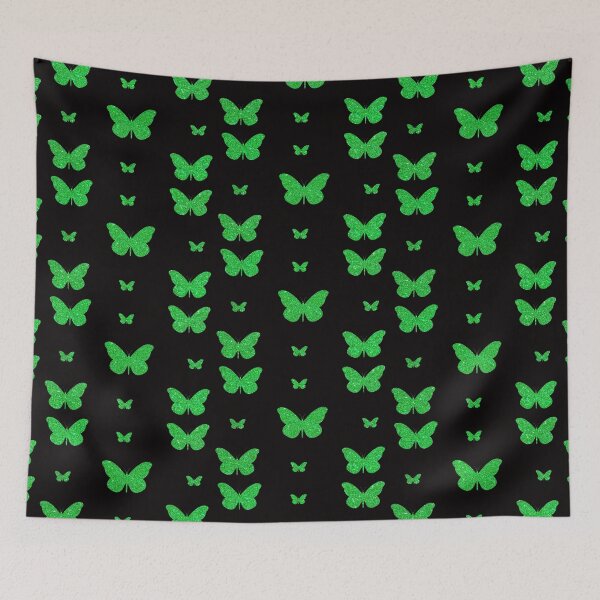 Item preview, Green Faux Glitter Butterflies designed and sold by Felicity-K.