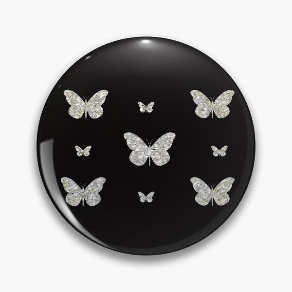 Item preview, Silver Faux Glitter Butterflies designed and sold by Felicity-K.