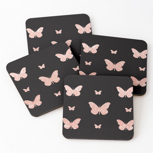 Item preview, Rose Gold Faux Glitter Butterflies designed and sold by Felicity-K.
