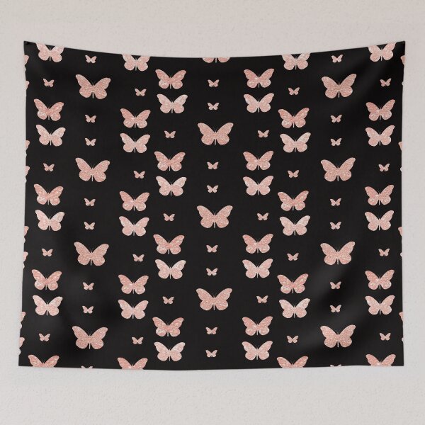 Item preview, Rose Gold Faux Glitter Butterflies designed and sold by Felicity-K.