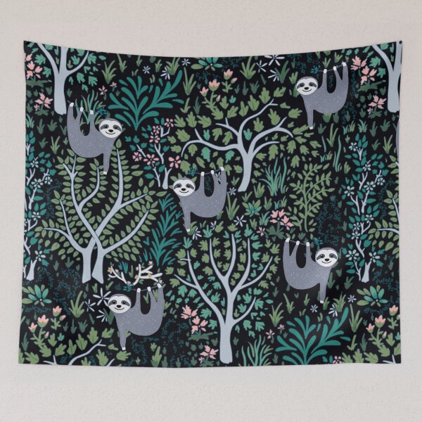 Item preview, Jungle Sloth Pattern  designed and sold by MarcSabuncu.