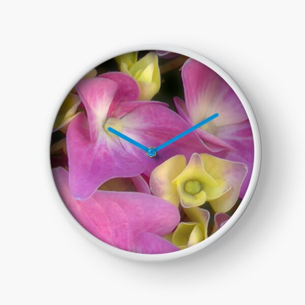Hydrangea Romance Clock
