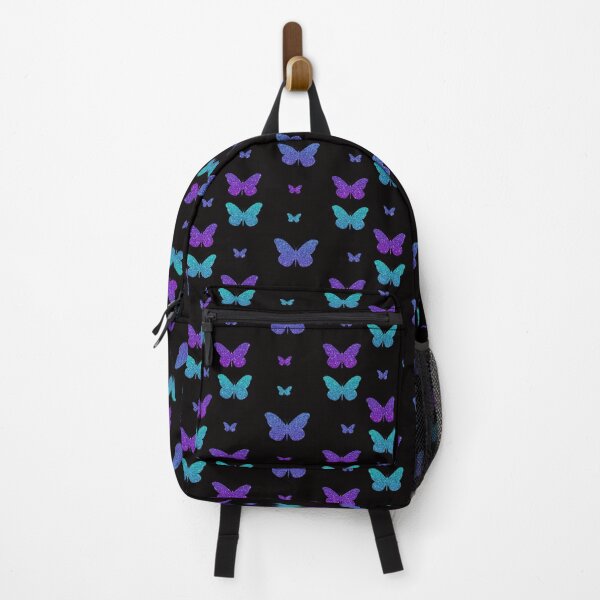 Aperçu de l'œuvre Papillons Faux Glitter Violet Sarcelle Ombre créée et vendue par Felicity-K.