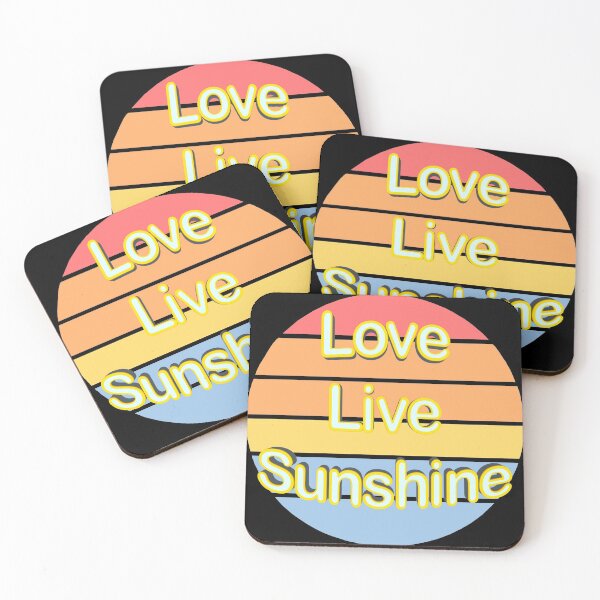 Item preview, Love Live Sunshine Retro Vintage Sunset designed and sold by toddbrooney.