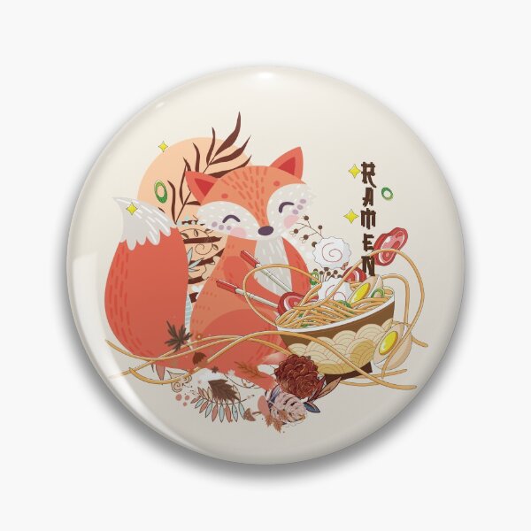 Item preview, Fox Leaves Ramen - Cut Fox Think Ramen. Fantastic Mr Fox Classic !! designed and sold by SoffyLee586.