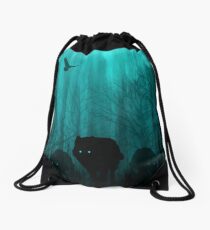 Wolf Pass: Full Moon Zenith Drawstring Bag