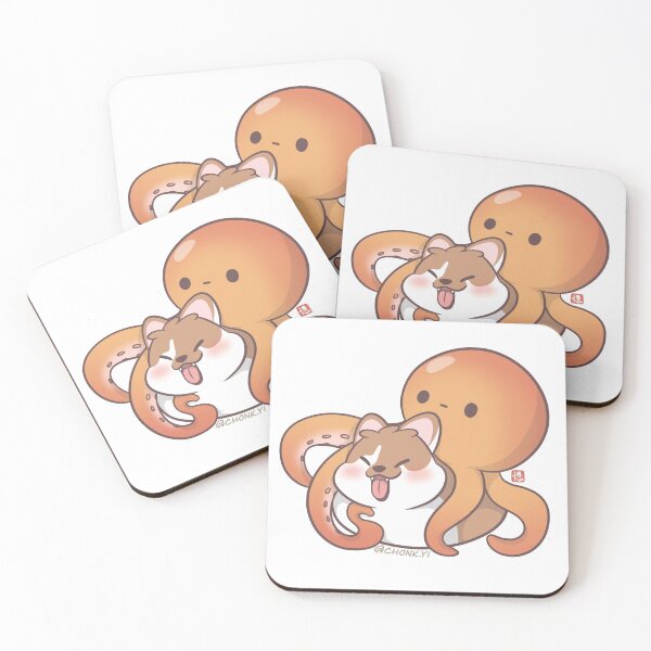 Item preview, Funny cat with his octopus friend designed and sold by XEENYEE.