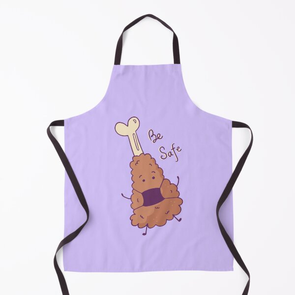 Item preview, Cartoon Fried Chicken Be Safe designed and sold by SoulmaTee-2021.