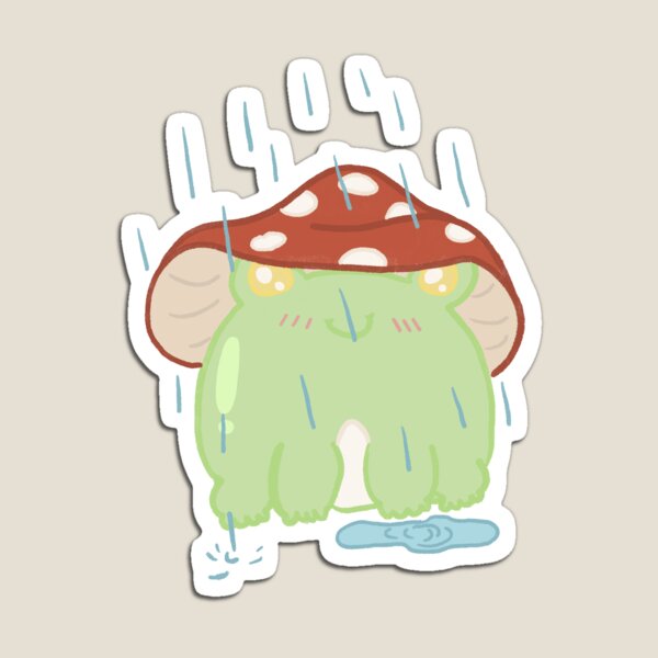 mushroom frog Magnet
