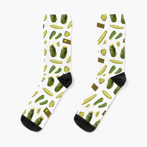 I Heart Pickles! Socks