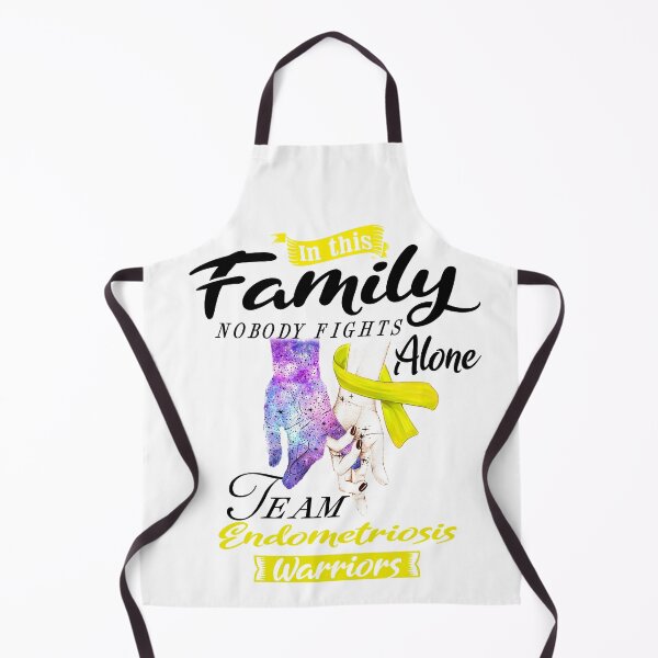 Item preview, In This Family No One Fights Alone Team Endometriosis Warrior designed and sold by deputylove.