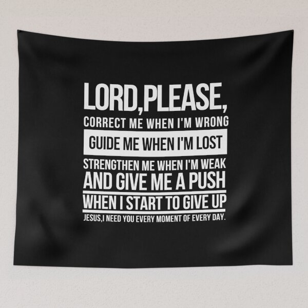 Item preview, Lord Please Correct Me When I'm Wrong .... T-Shirt.Lord Love Quotes T-Shirt. designed and sold by OAPod.