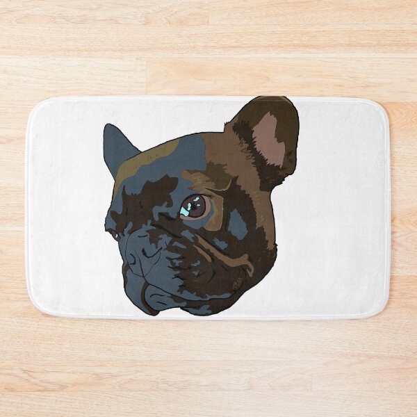 Item preview, Black French bulldog  designed and sold by LeahcarsArt.