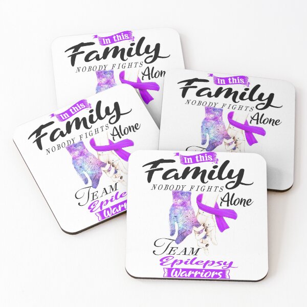 Item preview, In This Family No One Fights Alone Team Epilepsy Warrior designed and sold by deputylove.