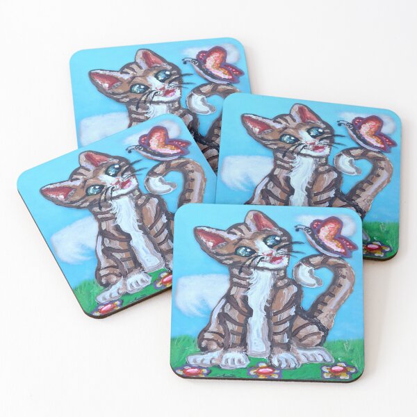 Item preview, Kitten and his Butterfly Friend designed and sold by Deborah Camp.