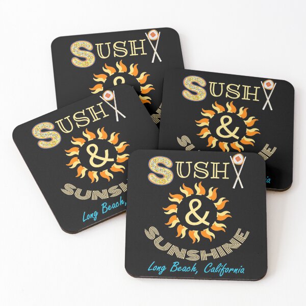 Item preview, Sushi And Sunshine Long Beach CA designed and sold by artfulnotebook.