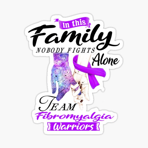 Item preview, In This Family No One Fights Alone Team Fibromyalgia Warrior designed and sold by deputylove.