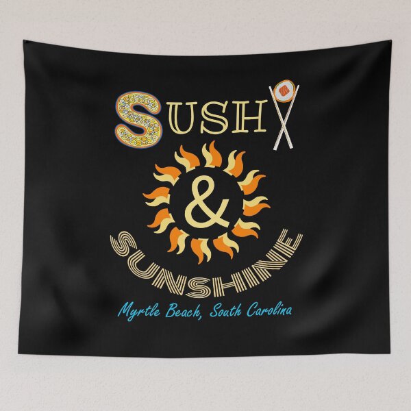 Item preview, Sushi And Sunshine Myrtle Beach designed and sold by artfulnotebook.