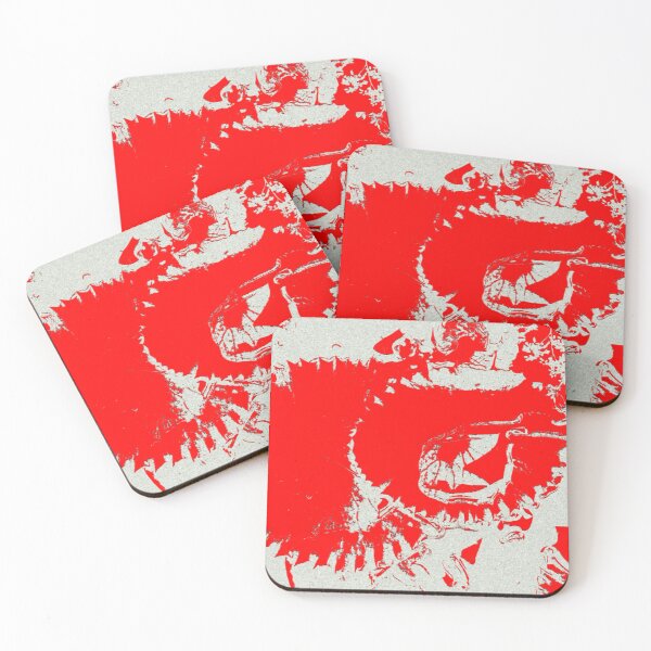 Item preview, An off white and red colour play on abstract art with illustrator filters. designed and sold by Trianglegreen.