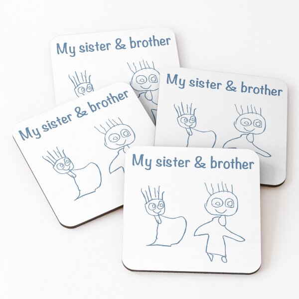 Item preview, My sister and brother(no color) designed and sold by Mangos-Dinos.