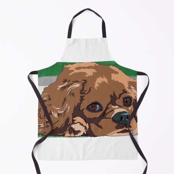 Item preview, Greyromantic king cavalier spaniel designed and sold by LeahcarsArt.