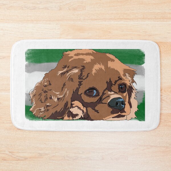 Item preview, Greyromantic  king cavalier spaniel  designed and sold by LeahcarsArt.