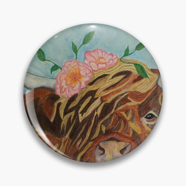 Item preview, Flower Cow by Heidi Harrington designed and sold by WAHIStudio.
