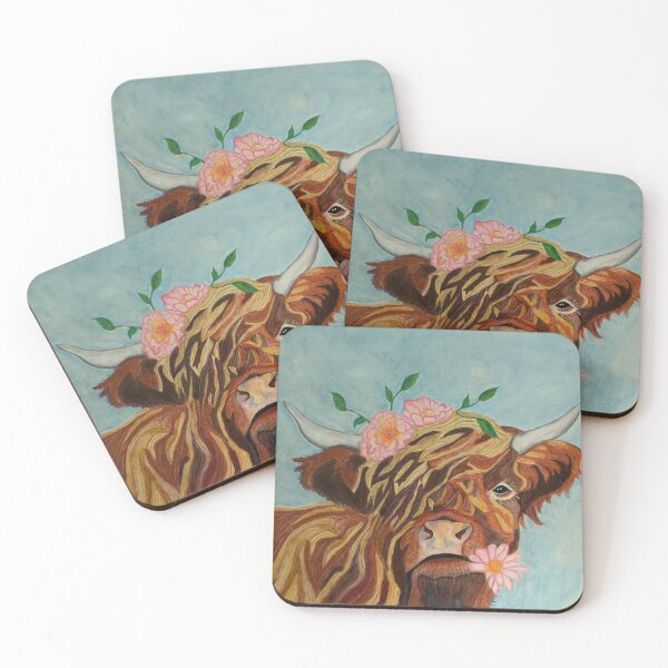 Item preview, Flower Cow by Heidi Harrington designed and sold by WAHIStudio.