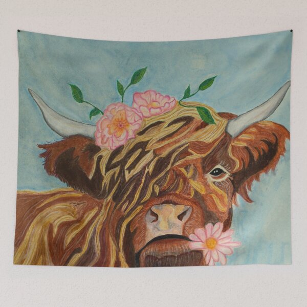Item preview, Flower Cow by Heidi Harrington designed and sold by WAHIStudio.
