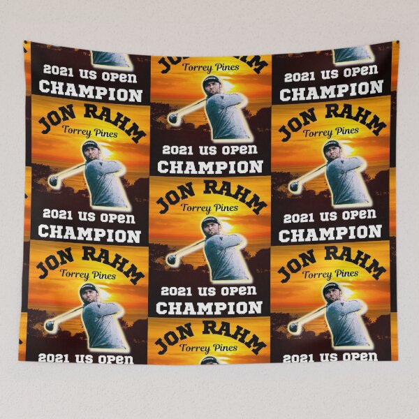 Item preview, Jon Rahm 2021 us open Champion designed and sold by WoodburyLake.
