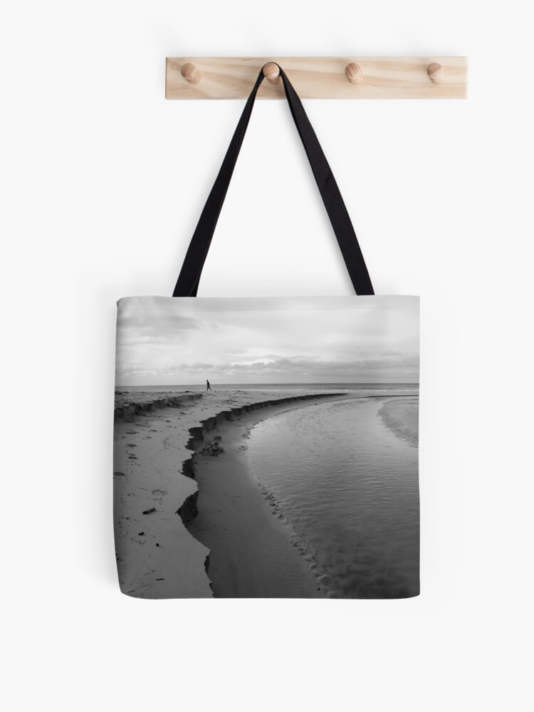 Thumbnail 1 of 2, Tote Bag, A Walk in the Sand designed and sold by Tiffany Dryburgh.