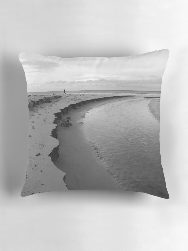 Thumbnail 3 of 4, Pillow, A Walk in the Sand designed and sold by Tiffany.