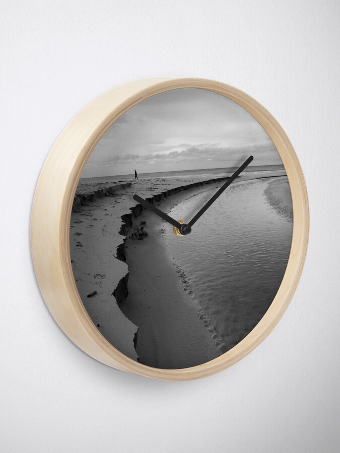 Clock, A Walk in the Sand designed and sold by Tiffany Dryburgh
