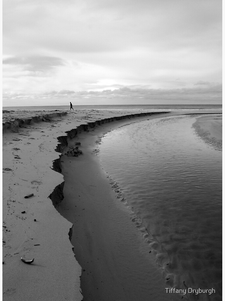 Thumbnail 4 of 4, Metal Print, A Walk in the Sand designed and sold by Tiffany Dryburgh.