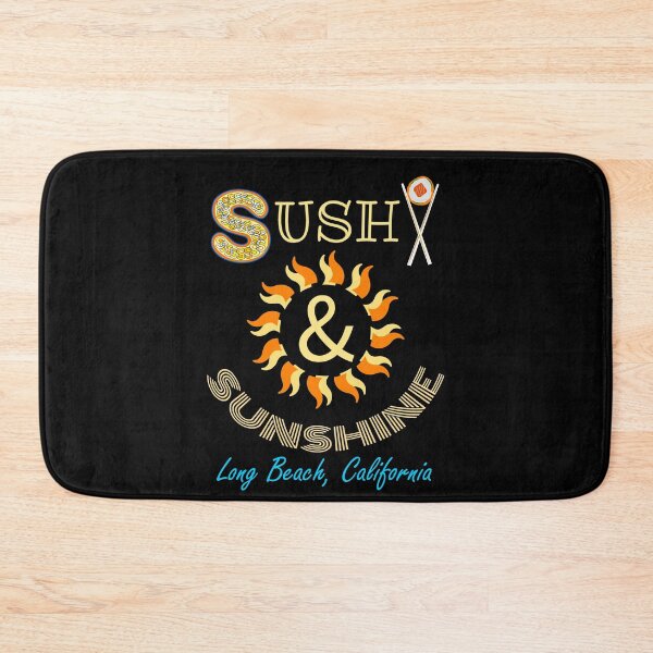 Item preview, Sushi And Sunshine Long Beach CA designed and sold by artfulnotebook.