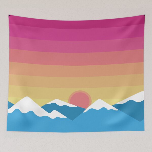 Item preview, Paisaje de montaña de Pan Pride designed and sold by izzychar.