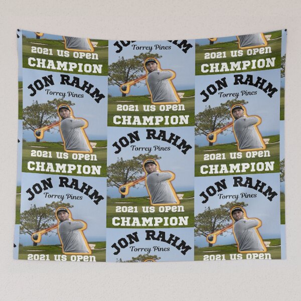 Item preview, Jon Rahm 2021 us open Champion designed and sold by WoodburyLake.