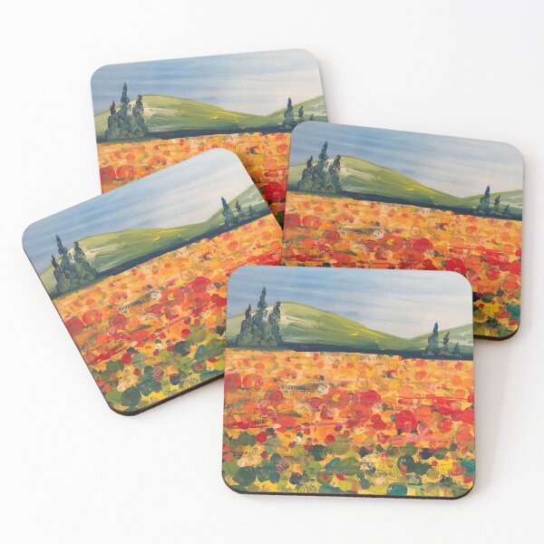 Item preview, Flower field landscape designed and sold by Artladyjen.