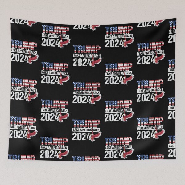 Item preview, Trump 2024 flag take America back men women - Trump 2024 designed and sold by wilsonart91.