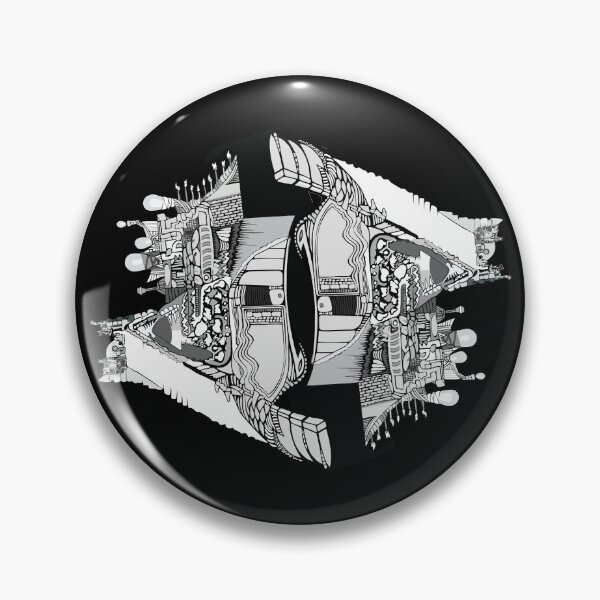 Item preview, Black and White Surreal Drawing Detailed ZS002 designed and sold by RZ3000.