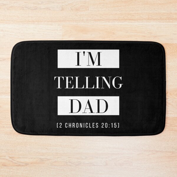 Item preview, Multiple Products! Telling Dad Christian Graphic Text, Religious Humor, Funny designed and sold by PeriodicLabel.
